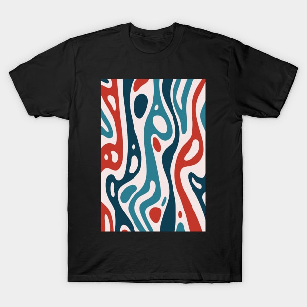 Floaty Fluid VIII T-Shirt by Kudden